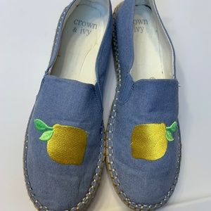 Crown & Ivy Womens espadrilles